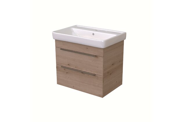 BENU SZZ2 70 spodní skříňka 2-zásuvková KARAMEL/KARAMEL včetně umyvadla Q 70 T05 807405