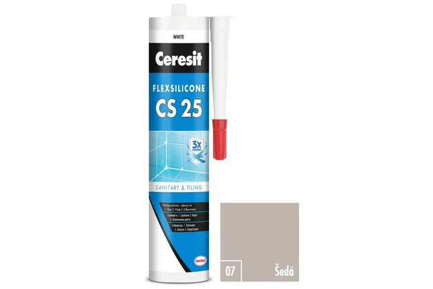 Silikon Ceresit CS 25 07 šedá 280ml