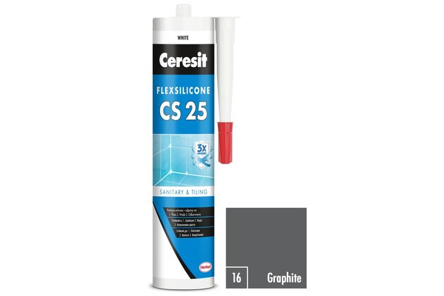 Silikon Ceresit CS 25 16 graphite 280ml