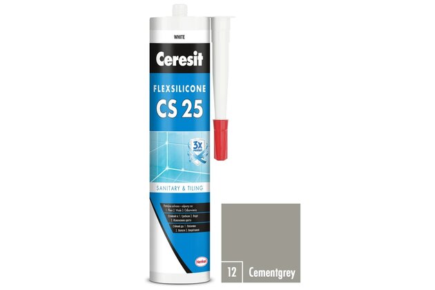 Silikon Ceresit CS 25 12 cementgrey 280ml