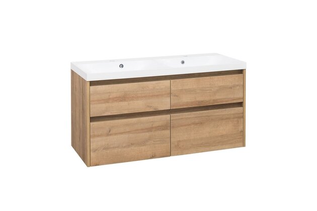 Skříňka EBS Duomo 121 s umyvadlem, dub Riviera, DUOMO121D