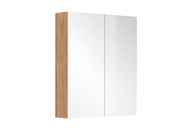 Skříňka EBS Duomo 60 zrcadlová, dub Riviera, DUOMO2G60D