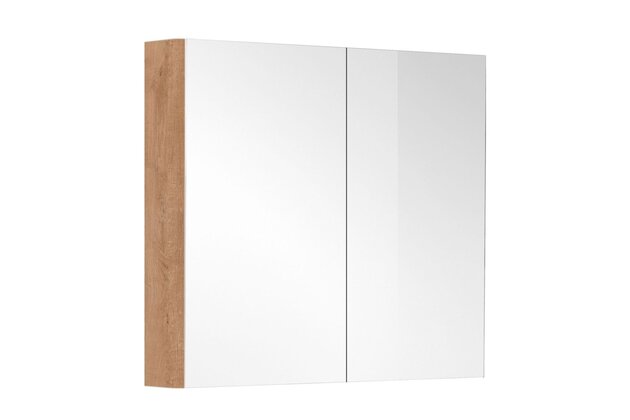 Skříňka EBS Duomo 80 zrcadlová, dub Riviera, DUOMO2G80D