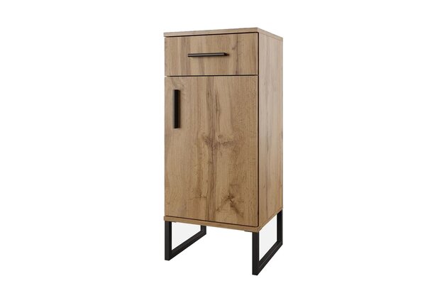 Skříňka EBS Elena boční 38, dub Wotan, ELEN38DW