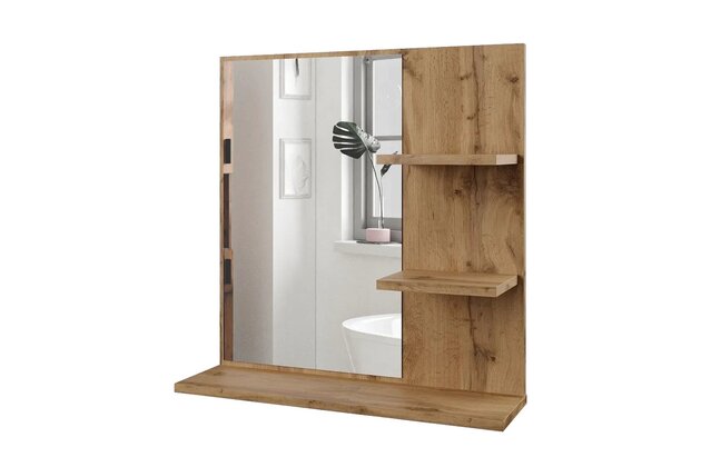 Zrcadlo EBS Elena 60 s policemi, dub Wotan, ELEZ60DW