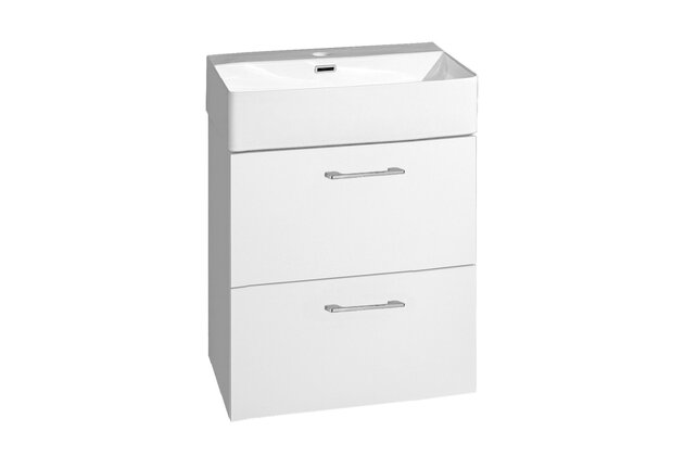 Skříňka EBS Elva 50 s umyvadlem, bílá, ELVA50B