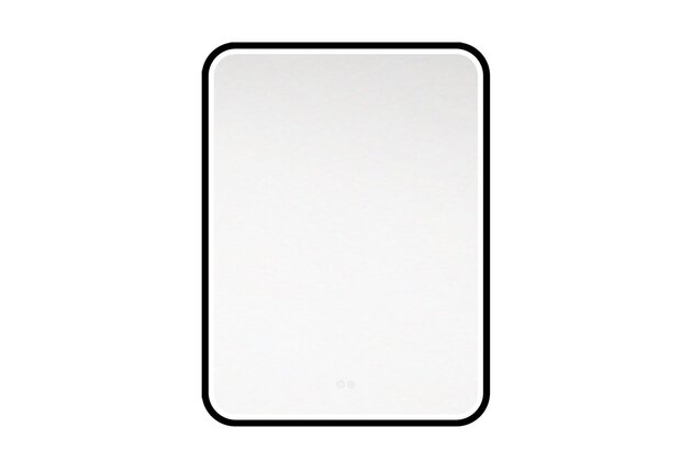 Zrcadlo EBS Emilia 60, s LED osvětlením a senzorem, černý rám, EMILIAZ6080HLEDB