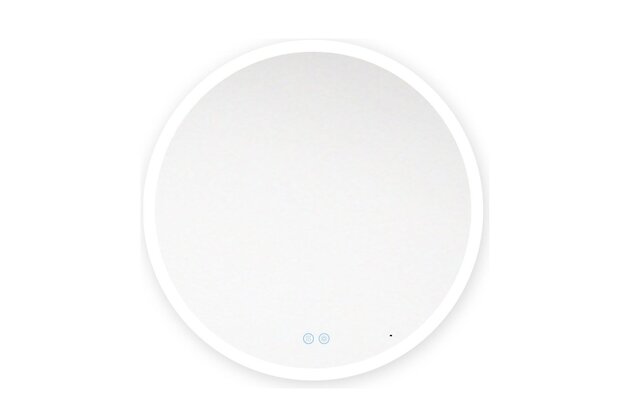 Zrcadlo EBS Emilia 60 kulaté, s LED osvětlením a senzorem, pískovaný okraj, EMILIAZ60KLED