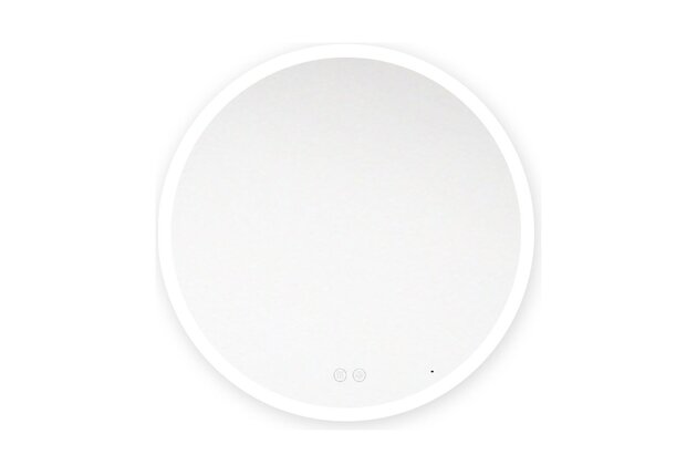 Zrcadlo EBS Emilia 80 kulaté, s LED osvětlením a senzorem, pískovaný okraj, EMILIAZ80KLED