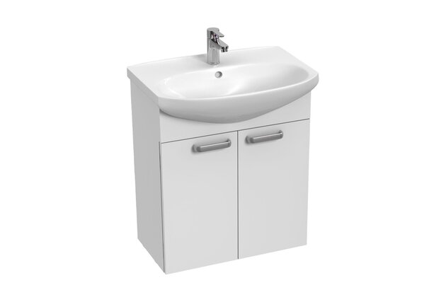 Skříňka EBS Diana New 60 s umyvadlem, bílá, DIANAN60B