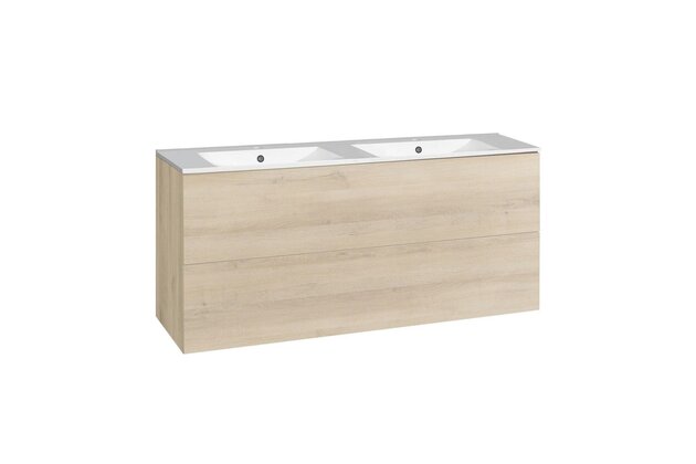 Skříňka EBS Kuba 121 s umyvadlem slim, dub Kronberg, KUBASL121D