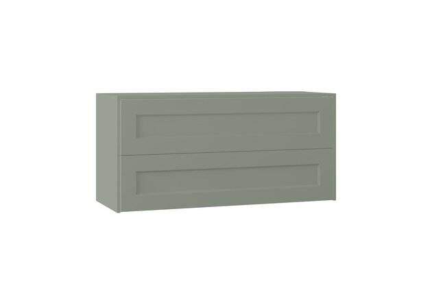 Skříňka EBS Laca 123 s deskou, kapradinová mat, LACA120K