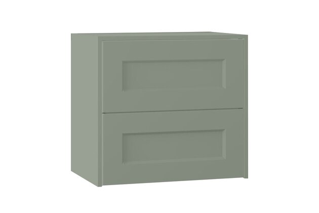 Skříňka EBS Laca 63 s deskou, kapradinová mat, LACA60K