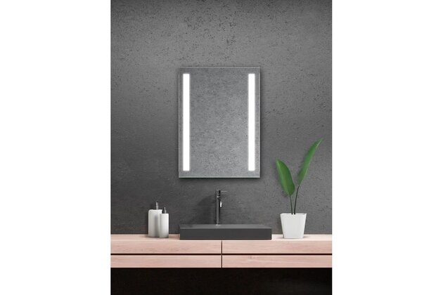 Zrcadlo EBS Lumina 80, s osvětlením, bez vypínače, LUMINA6080BLED