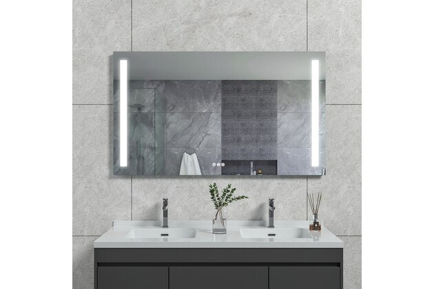 Zrcadlo EBS Mars 120, s LED osvětlením a dotykovými tlačítky, MARSZ12070