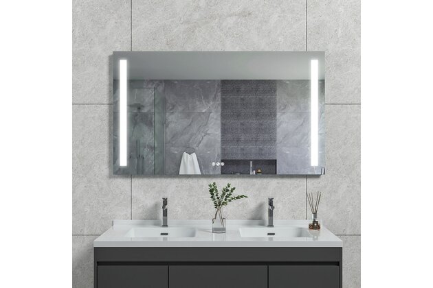 Zrcadlo EBS Mars 160, s LED osvětlením a dotykovými tlačítky, MARSZ16070