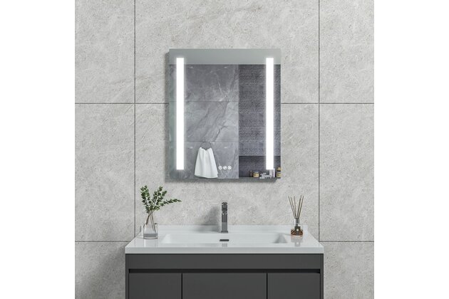 Zrcadlo EBS Mars 60, s LED osvětlením a dotykovými tlačítky, MARSZ6070