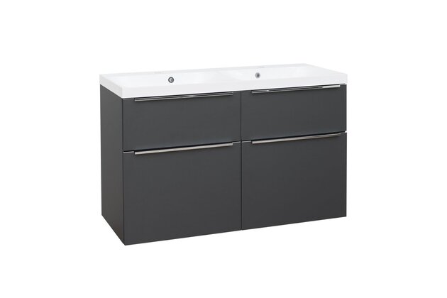 Skříňka EBS Nevio 121 s umyvadlem, antracit, NEVIO121S