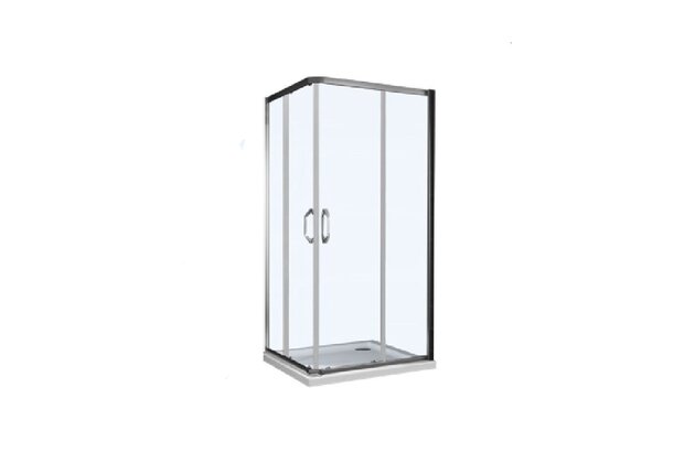 Sprchový kout EBS Urban čtvercový 90x90, chrom lesk, URBANQ90S