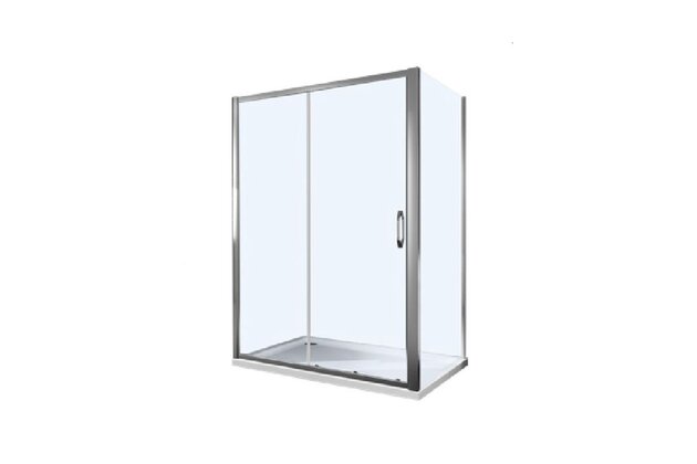 Sprchové dveře EBS Urban 120, 2-dílné, chrom lesk, URBAN2PS120S