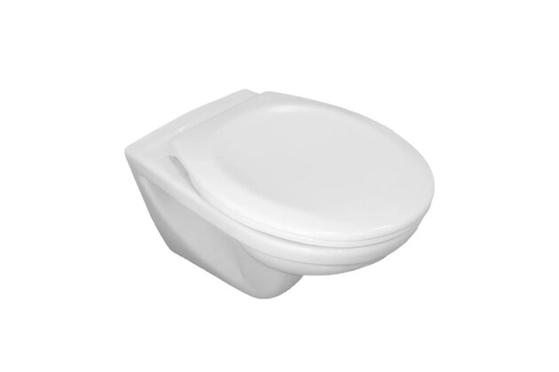 WC mísa EBS Diana New závěsná, se sedátkem, bílá, DIANANWC