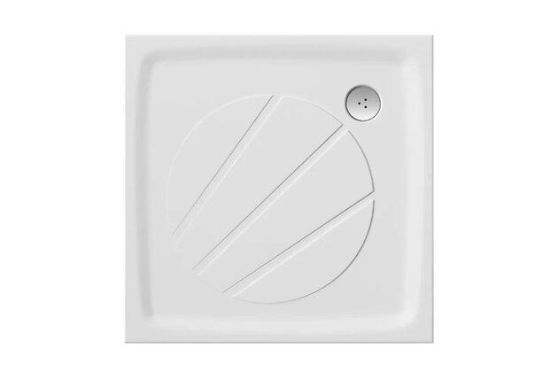 Vanička EBS Urban 90x90 čtvercová, litá, bílá, URBAN90Q