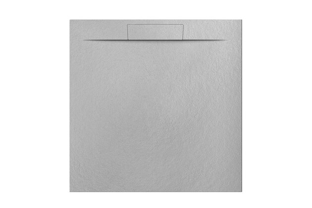 Sprchová vanička EBS Nilo 90x90, litá, gris claro, NILO90QGC