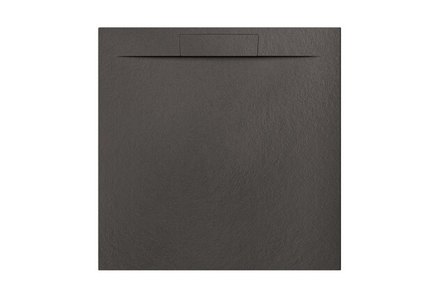 Sprchová vanička EBS Nilo 90x90, litá, grafit, NILO90QGR
