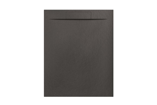 Sprchová vanička EBS Nilo 80x100, litá, grafit, NILO10080GR