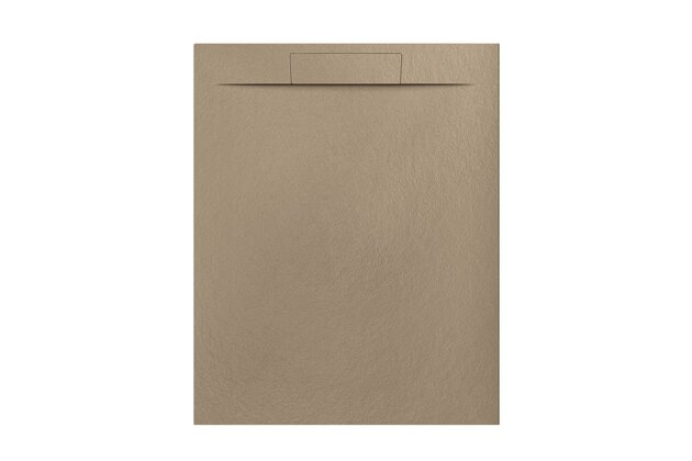 Sprchová vanička EBS Nilo 80x100, litá, moka, NILO10080MO