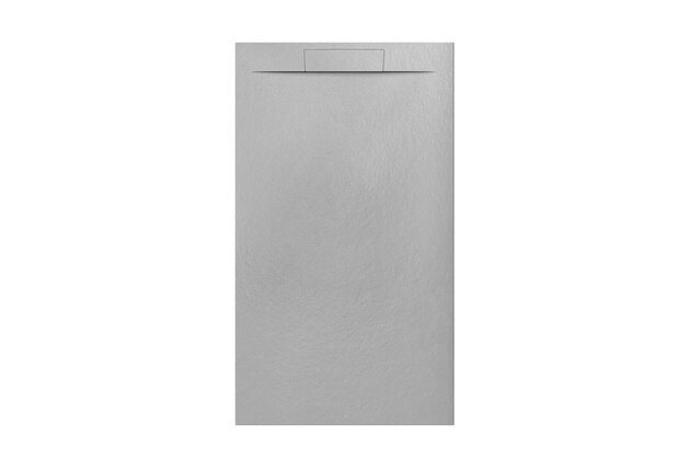 Sprchová vanička EBS Nilo 80x140, litá, gris claro, NILO14080GC