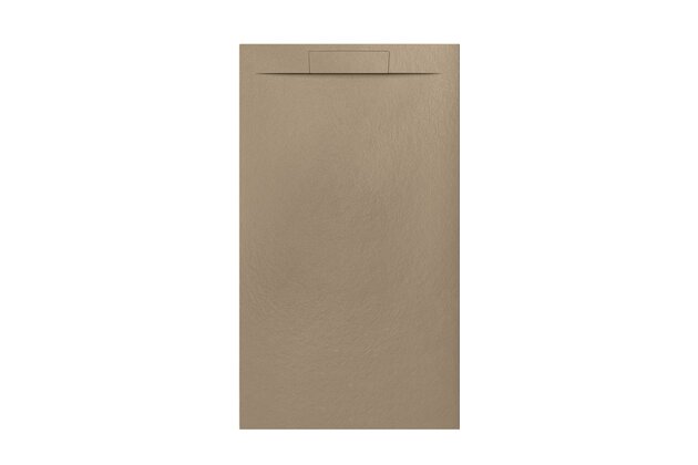 Sprchová vanička EBS Nilo 80x140, litá, moka, NILO14080MO