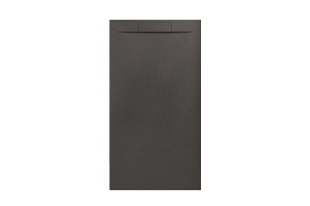 Sprchová vanička EBS Nilo 80x150, litá, grafit, NILO15080GR