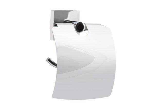 Držák toaletního papíru EBS Urban Square, s krytem, chrom, US25LCR