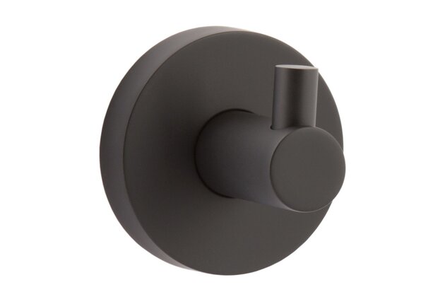 Háček EBS Urban Round Black, černá mat, UR211BL