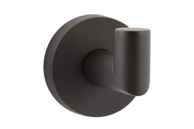 Háček EBS Urban Round Black, černá mat, UR216BL