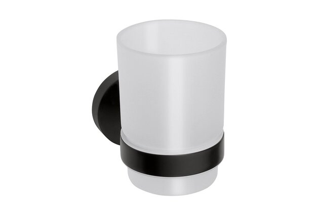 Držák kartáčků EBS Urban Round Black, černá mat, UR27BL