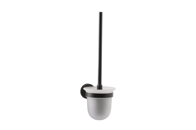 WC štětka EBS Urban Round Black závěsná, černá mat, UR371BL