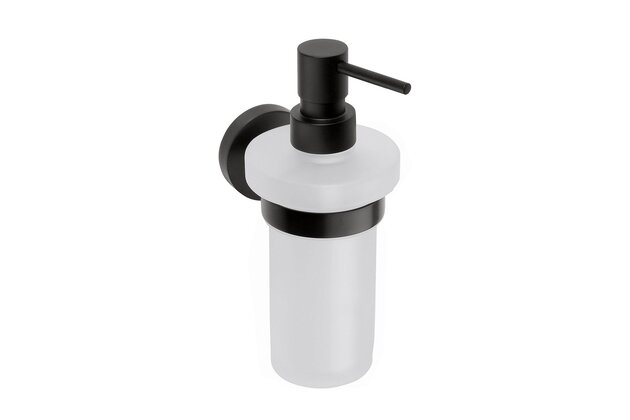 Dávkovač tekutého mýdla EBS Urban Round Black, černá mat, UR99BL
