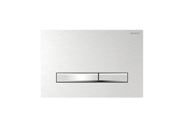 WC tlačítko Geberit Sigma50, chrom kartáčovaný, 115.788.GH.2
