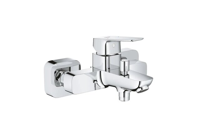 Baterie Grohe Cubeo vanová, nástěnná, s přepínačem, chrom, 1018130000