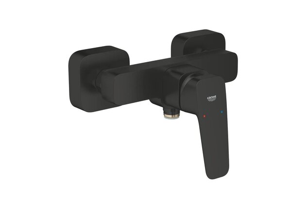 Baterie Grohe Cubeo sprchová, nástěnná, černá mat, 1018242430