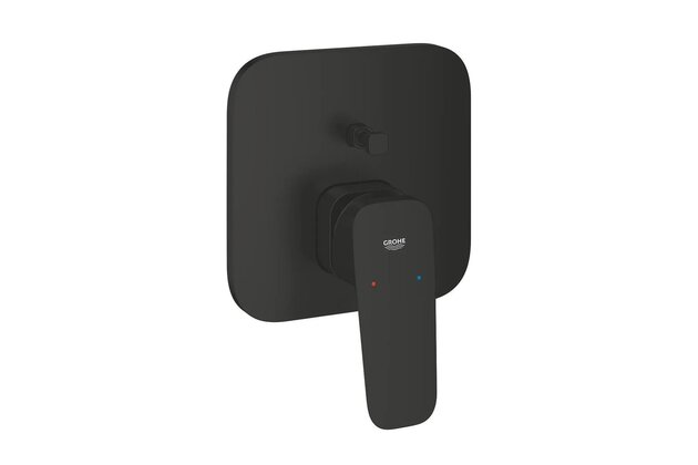 Baterie Grohe Cubeo sprchová, podomítková, 2-cestná, černá mat, 1017782430