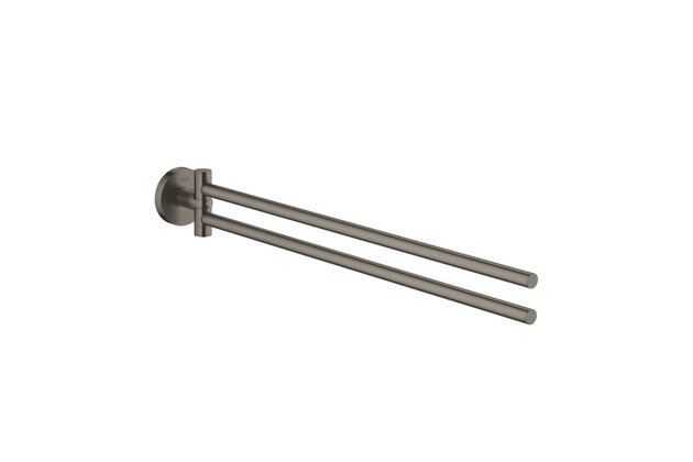 Držák na ručníky Grohe Essentials, hard graphite kartáčovaný, 40371AL1