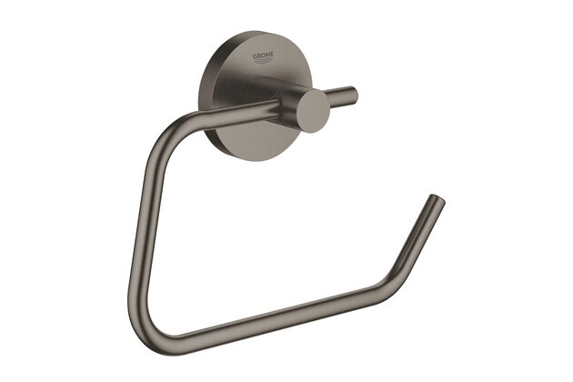 Držák toaletního papíru Grohe Essentials, hard graphite kartáčovaný, 40689AL1