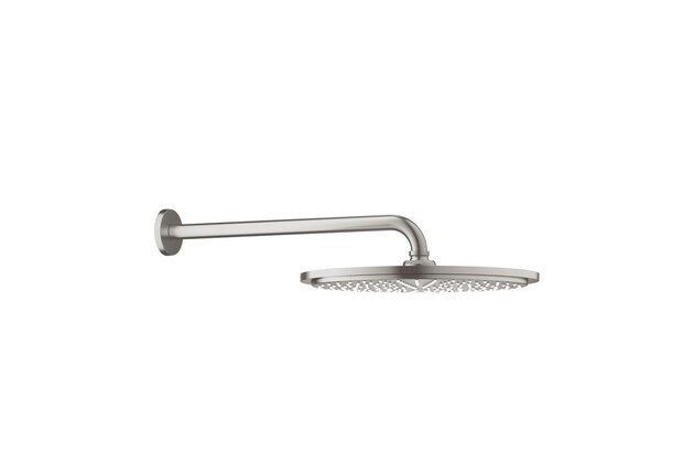 Sprcha hlavová Grohe Rainshower Cosmopolitan, 1 proud, včetně ramínka, supersteel - infinity, 26066DC0