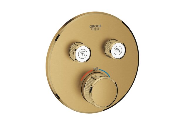 Baterie Grohe Grohtherm SmartControl sprchová, termostatická, podomítková, 2-cestná, cool sunrise kartáčovaný, 29119GN0