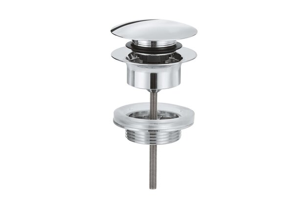 Výpust umyvadlová Grohe CLICK/CLACK, pro umyvadla s přepadem, G1 1/4, chrom, 65807000