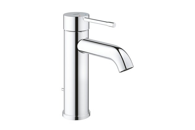 Baterie Grohe Essence umyvadlová, s výpustí, velikost S, chrom, 24171001