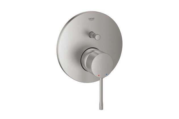 Baterie Grohe Essence sprchová podomítková, s 2-směrným přepínačem, supersteel - infinity, 24167DC1